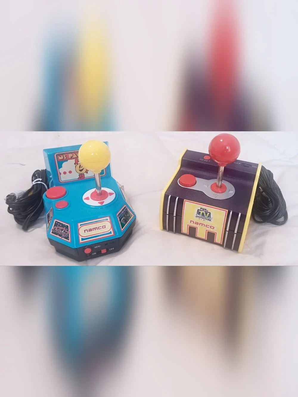 Retro Arcade Plug-n-Play NAMCO Game Consoles - Blue & Black
